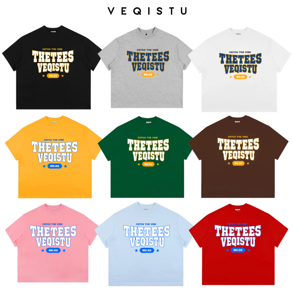 Áo Thun Local Brand VEQISTU " Thetees " Form Big Boxy Unisex 250Gsm Cotton