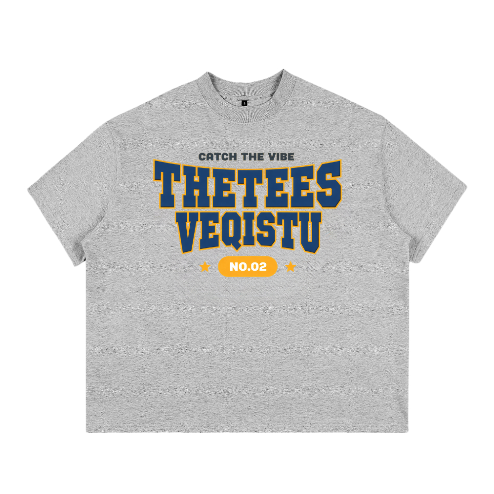 Áo Thun Local Brand VEQISTU " Thetees " Form Big Boxy Unisex 250Gsm Cotton