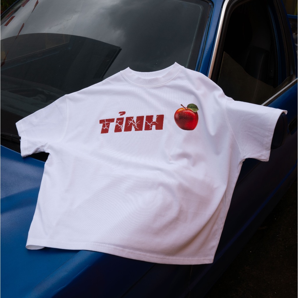 Áo Thun Local Brand VEQISTU "BST Trái Cây", Form Boxy Rộng Unisex 250Gsm 100% Cotton