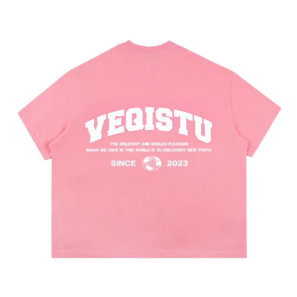 Áo Thun mùa hè Local Brand VEQISTU Earth, Áo Thun Boxy Form Rộng Unisex 250Gsm 100% Cotton