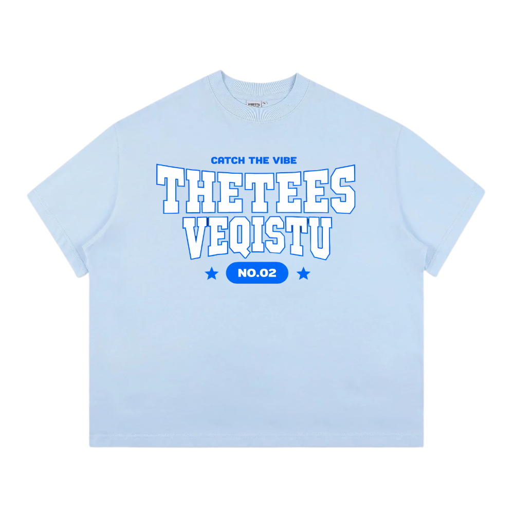 Áo Thun Local Brand VEQISTU " Thetees " Form Big Boxy Unisex 250Gsm Cotton