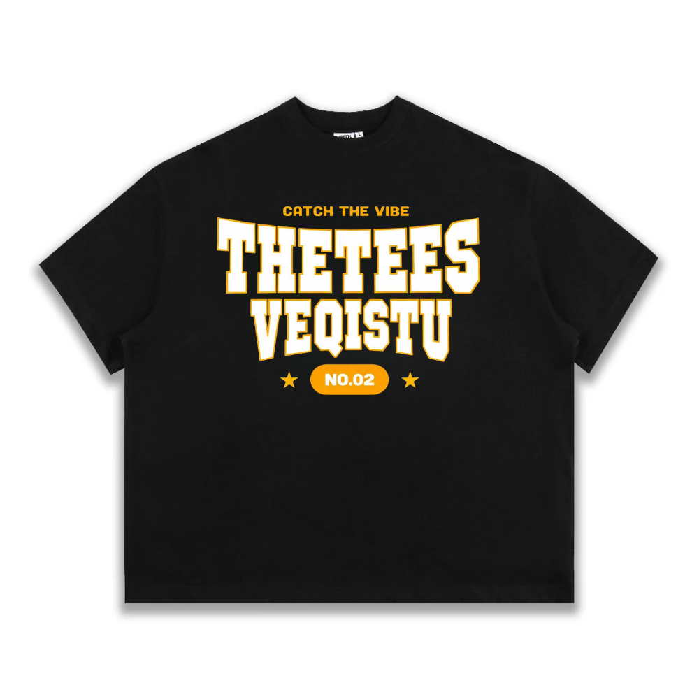 Áo Thun Local Brand VEQISTU " Thetees " Form Big Boxy Unisex 250Gsm Cotton